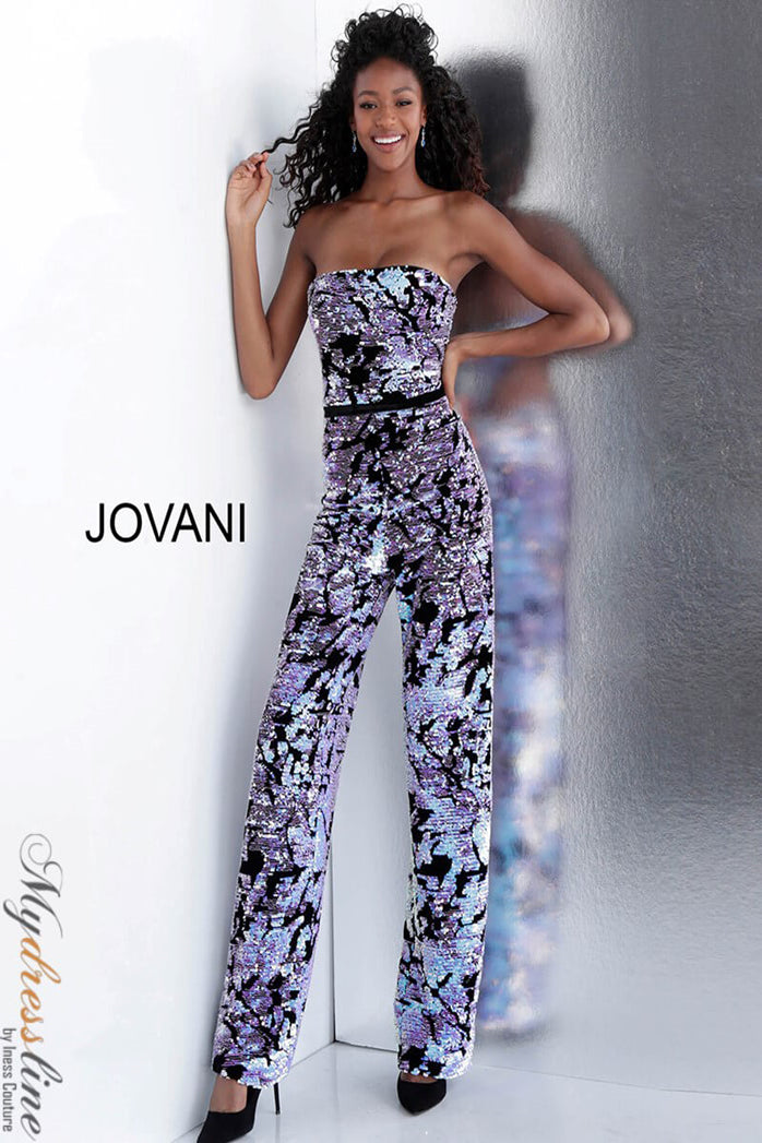 Jovani sequin jumpsuit on sale