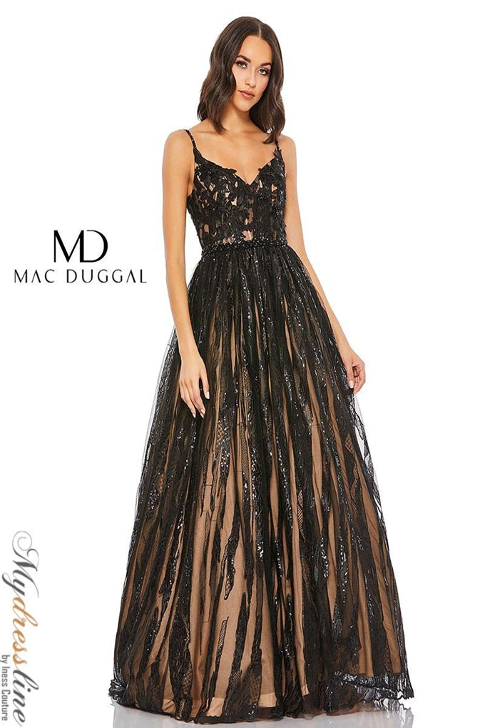 Mac duggal black ball gown hotsell