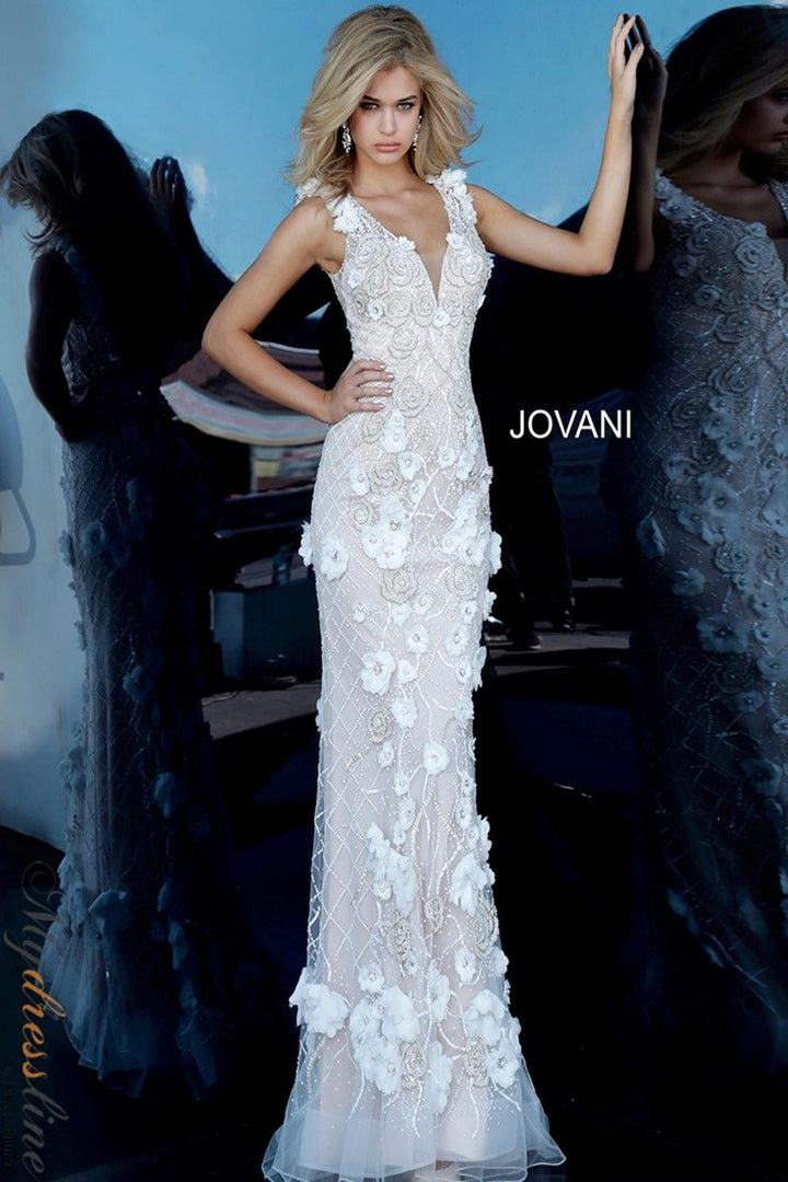 Jovani 02773 Evening Dress with Intricate Embroidery and Beading Mydressline