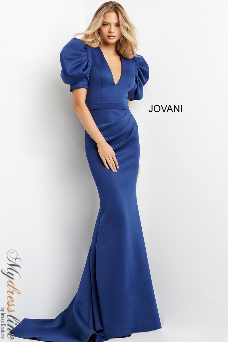 Beaded Embellishment Sleeveless Evening Gown By Jovani 08021