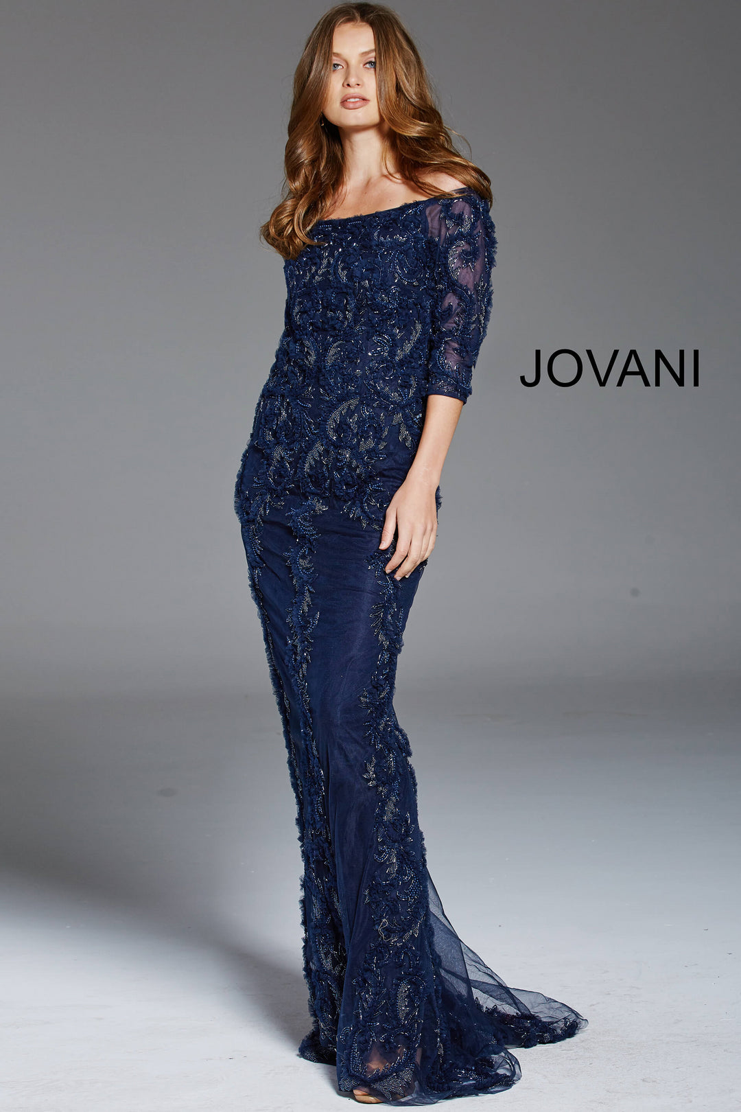 Jovani 59993 navy best sale