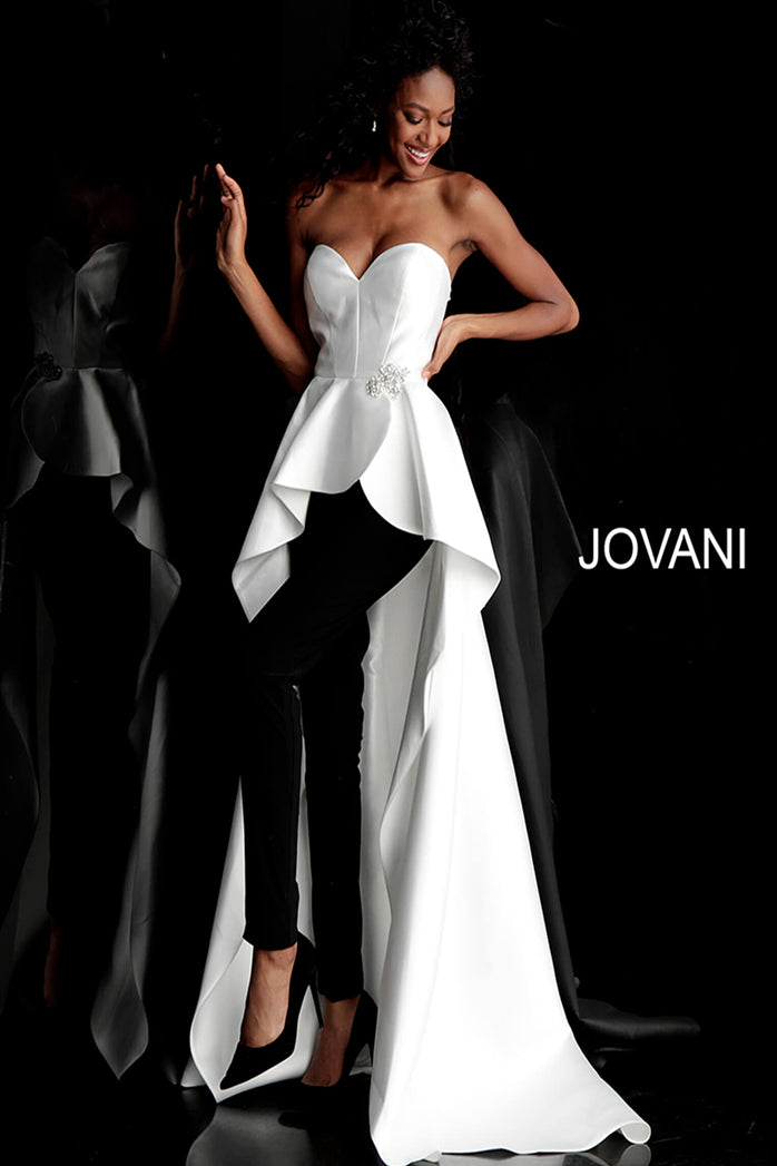 Jovani jumpsuit with overskirt online