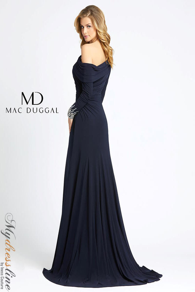 Mac duggal off the shoulder best sale