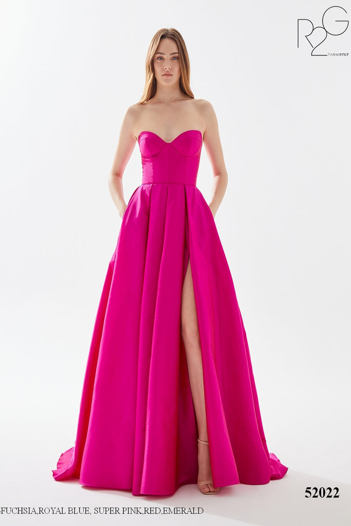 Tarik Ediz 52022 Taffeta Sweetheart Evening Dress Mydressline