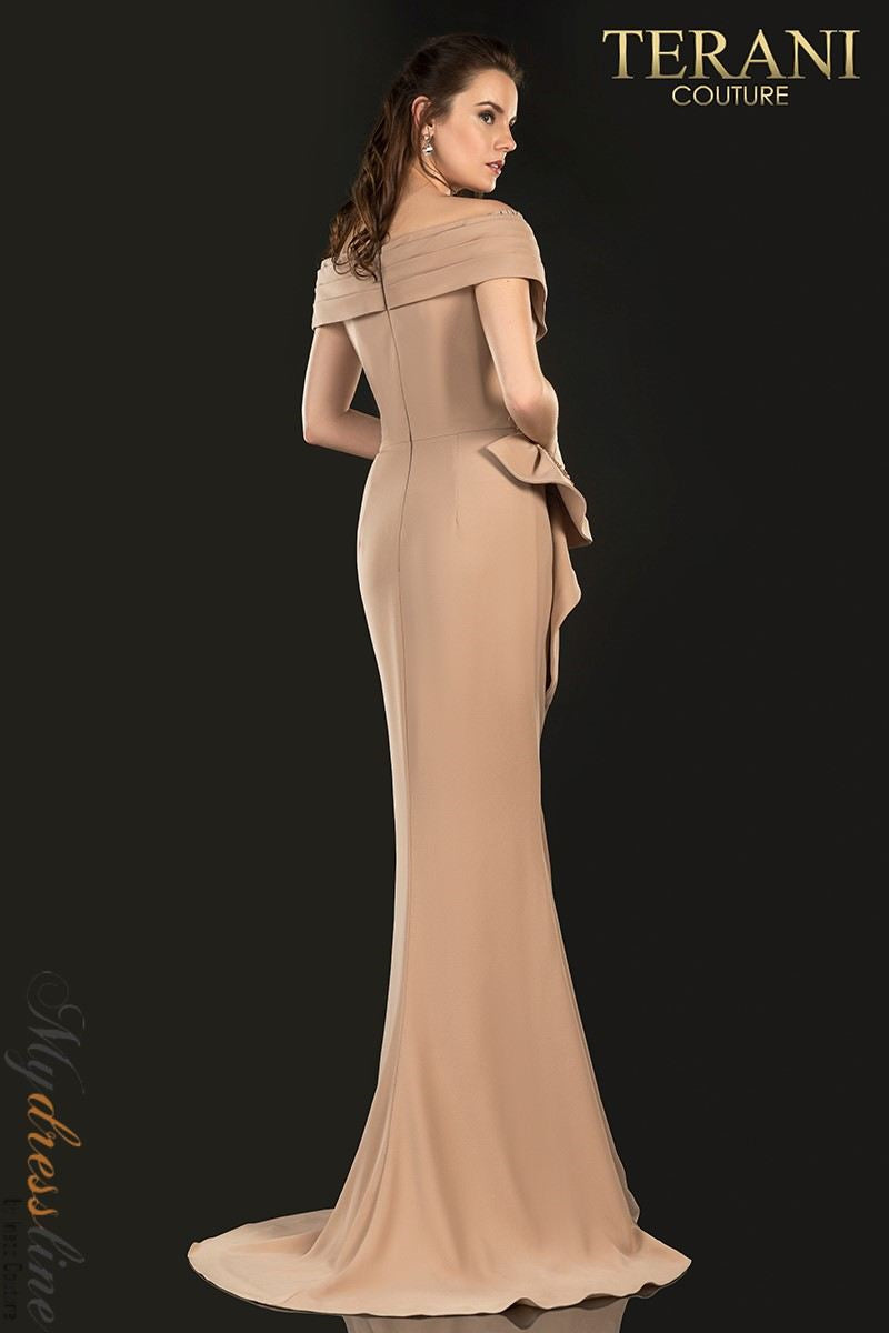 Terani Couture 2021M2986 Off Shoulder Evening Dress – Mydressline